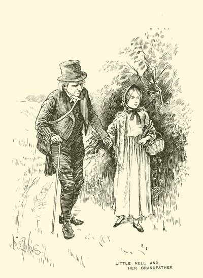 La Pequeña Nell y su Abuelo de Harold Copping